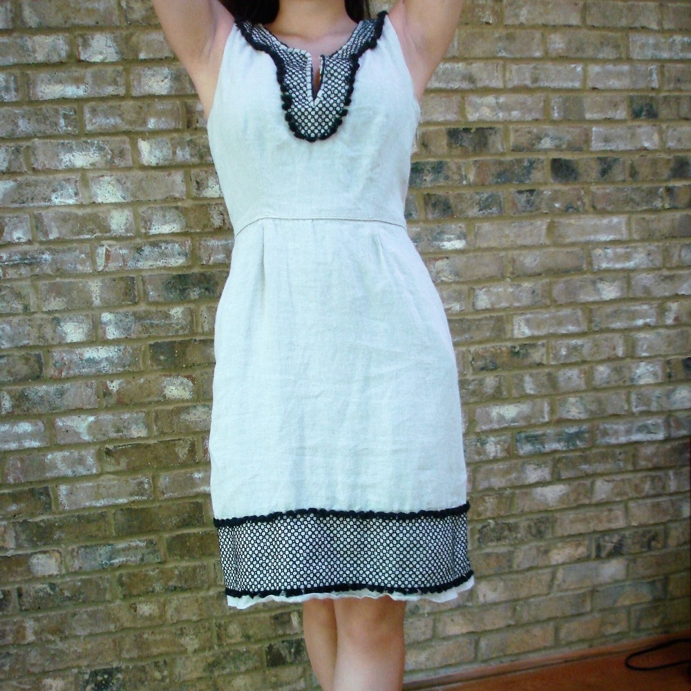tan dress